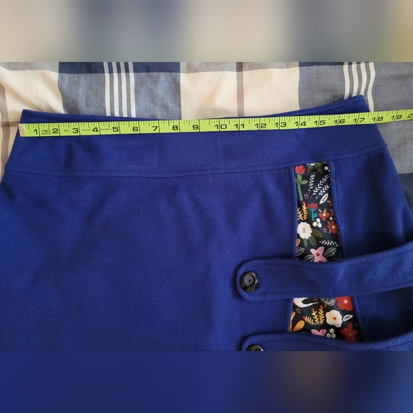 Blue/floral MISSLOOK midi skirt, 2XL - Picture 6 of 8